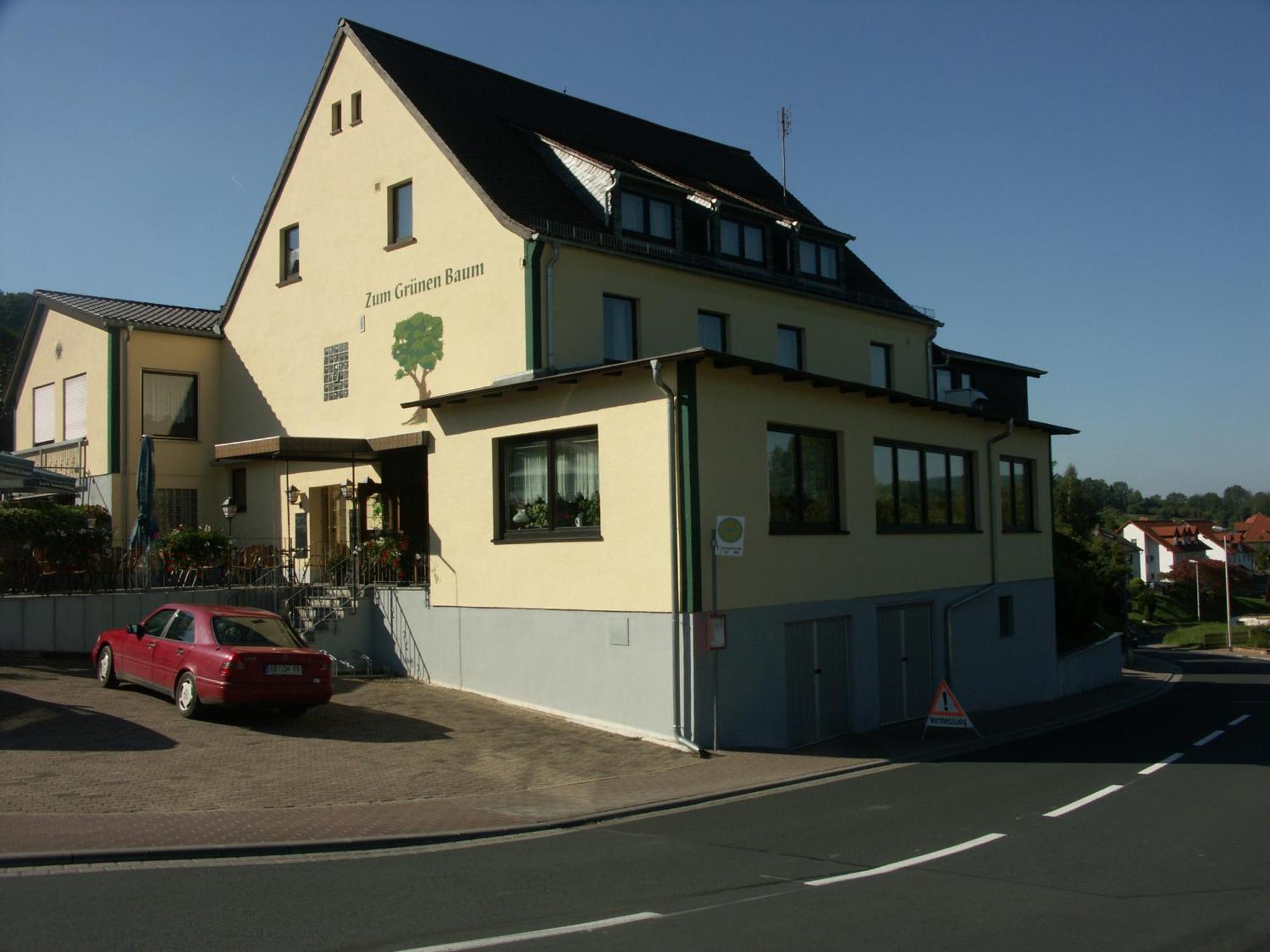 Restaurant Gruener Baum Hotel Leidersbach Luaran gambar